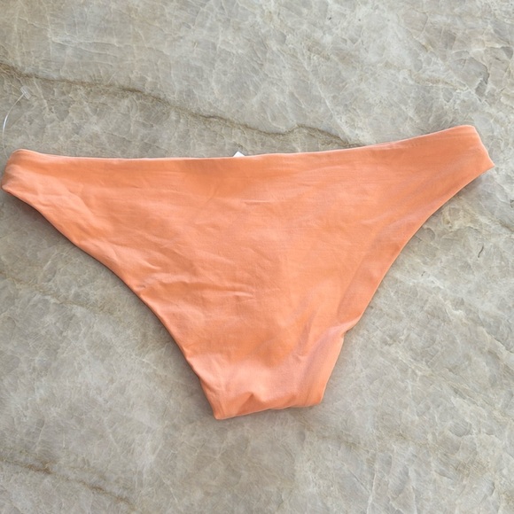 NWT L*Space Sandy Classic Bikini Bottom in‎ Tangerine Low-Rise Seamless Size XS - Picture 2 of 6
